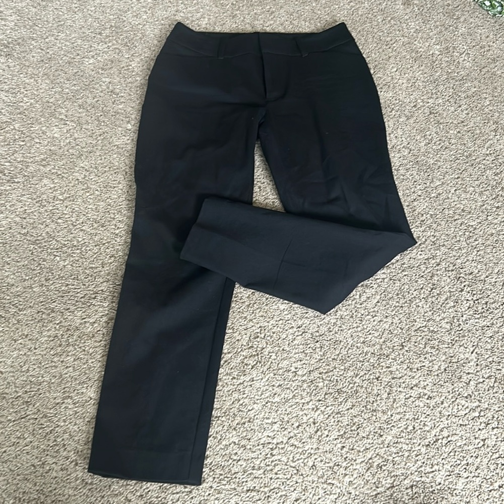 Black Slim Fit Dress Pants
